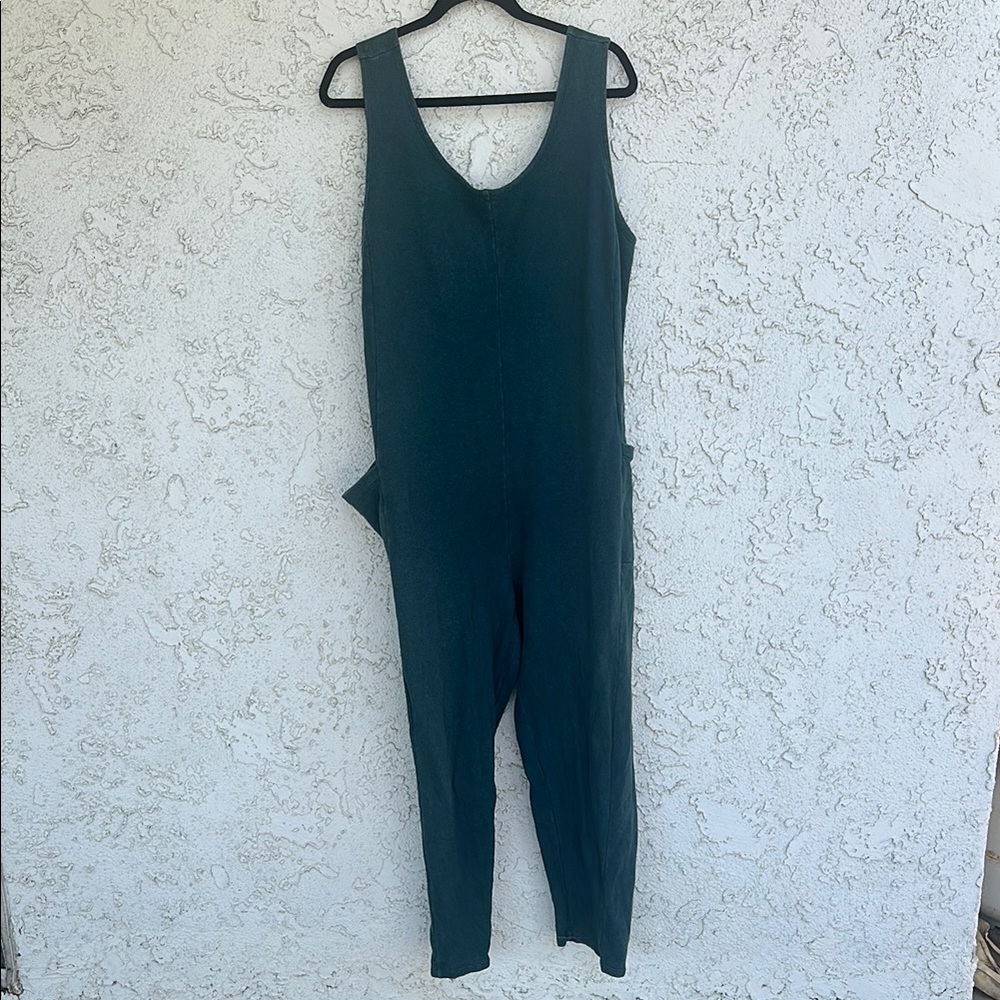 Conscious Clothing Fleece Teal Jumpsuit